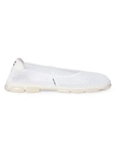 Miu Miu Women's Technical Mesh Ballerinas - White | Thumbnail 1 Miu Miu Women's Technical Mesh Ballerinas - White | Thumbnail 1