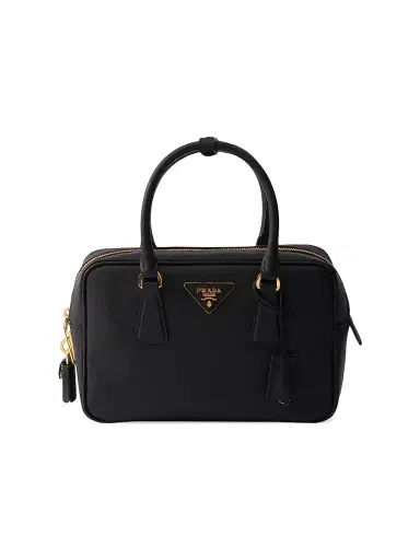 Prada Women's Small Saffiano Leather Top-Handle Bag - Black | Thumbnail 1 Prada Women's Small Saffiano Leather Top-Handle Bag - Black | Thumbnail 1