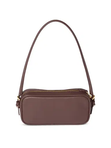 Miu Miu Women's Leather Pouch - Dark Brown | Thumbnail 3 Miu Miu Women's Leather Pouch - Dark Brown | Thumbnail 3