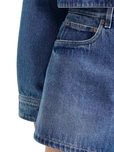 Prada Women's Denim Shorts - Blue - Size 29 | Thumbnail 5 Prada Women's Denim Shorts - Blue - Size 29 | Thumbnail 5