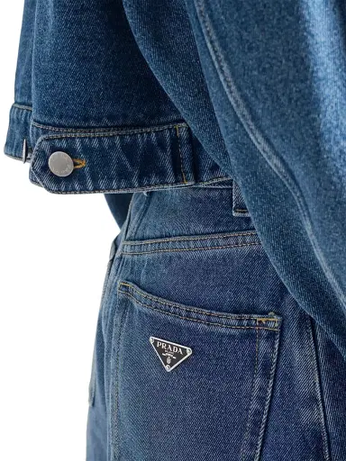 Prada Women's Denim Shorts - Blue - Size 29 | Thumbnail 6 Prada Women's Denim Shorts - Blue - Size 29 | Thumbnail 6