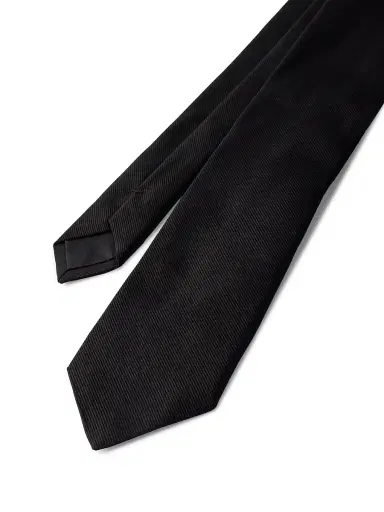 Prada Men's Silk Tie - Black | Thumbnail 3 Prada Men's Silk Tie - Black | Thumbnail 3