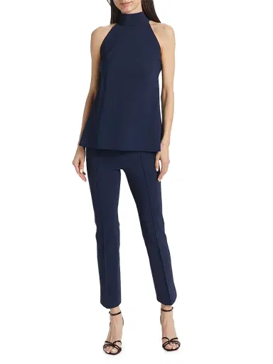 Chiara Boni La Petite Robe Women's Nuccia Stretch Jersey Crop Pants | Thumbnail 2 Chiara Boni La Petite Robe Women's Nuccia Stretch Jersey Crop Pants | Thumbnail 2