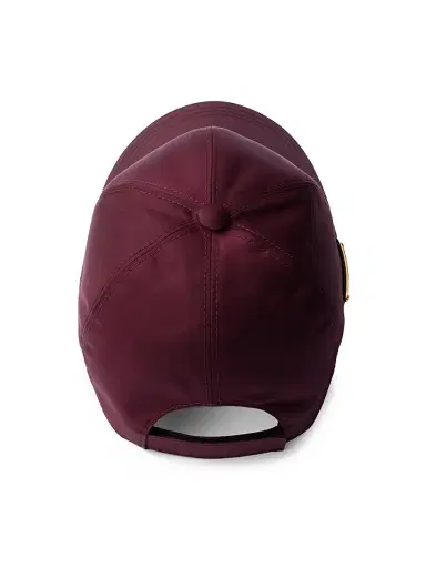 Prada Women's Re-Nylon Baseball Cap - Dark Red - Size Large | Thumbnail 2 Prada Women's Re-Nylon Baseball Cap - Dark Red - Size Large | Thumbnail 2