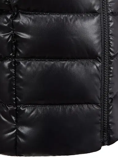 Moncler Little Girl's & Girl's Ghany Zip Up Vest - Black - Size 10 | Thumbnail 4 Moncler Little Girl's & Girl's Ghany Zip Up Vest - Black - Size 10 | Thumbnail 4