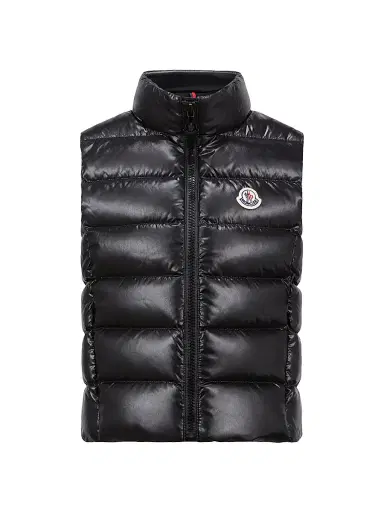 Moncler Little Girl's & Girl's Ghany Zip Up Vest - Black - Size 10 | Thumbnail 1 Moncler Little Girl's & Girl's Ghany Zip Up Vest - Black - Size 10 | Thumbnail 1