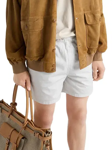 Prada Men's Twill Swim Trunks | Thumbnail 5 Prada Men's Twill Swim Trunks | Thumbnail 5