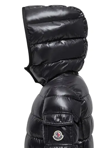 Moncler Little Girl's & Girl's Bady Zip Up Down Jacket - Black - Size 14 | Thumbnail 3 Moncler Little Girl's & Girl's Bady Zip Up Down Jacket - Black - Size 14 | Thumbnail 3