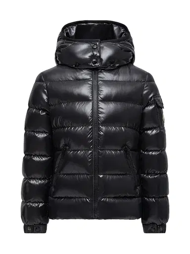 Moncler Little Girl's & Girl's Bady Zip Up Down Jacket - Black - Size 14 | Thumbnail 1 Moncler Little Girl's & Girl's Bady Zip Up Down Jacket - Black - Size 14 | Thumbnail 1
