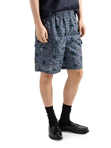 Prada Men's Printed Re-Nylon Swim Trunks - Grey - Size 32 | Thumbnail 3 Prada Men's Printed Re-Nylon Swim Trunks - Grey - Size 32 | Thumbnail 3