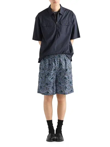 Prada Men's Printed Re-Nylon Swim Trunks - Grey - Size 32 | Thumbnail 6 Prada Men's Printed Re-Nylon Swim Trunks - Grey - Size 32 | Thumbnail 6