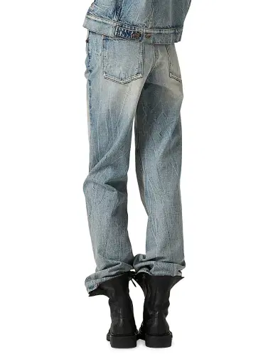 Miu Miu Women's Denim Jeans - Blue | Thumbnail 3 Miu Miu Women's Denim Jeans - Blue | Thumbnail 3