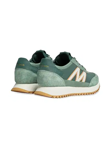 Moncler Men's Pacey2 Sneakers in Suede & Nubuck - Green | Thumbnail 4 Moncler Men's Pacey2 Sneakers in Suede & Nubuck - Green | Thumbnail 4