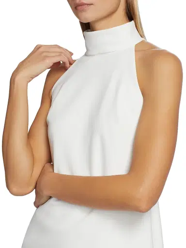 Chiara Boni La Petite Robe Women's Tiffy Halter Blouse | Thumbnail 6 Chiara Boni La Petite Robe Women's Tiffy Halter Blouse | Thumbnail 6