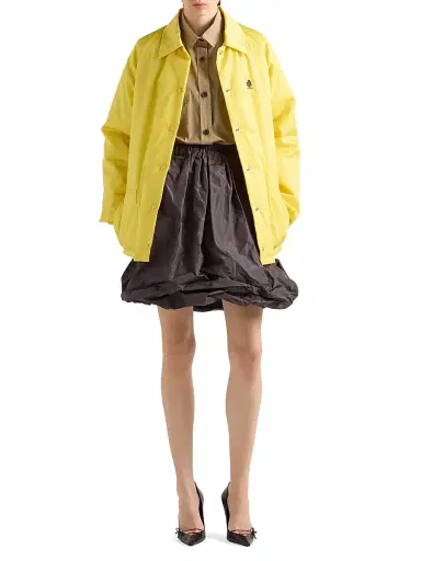 Prada Women's Re-Nylon Blouson Jacket - Yellow | Thumbnail 6 Prada Women's Re-Nylon Blouson Jacket - Yellow | Thumbnail 6