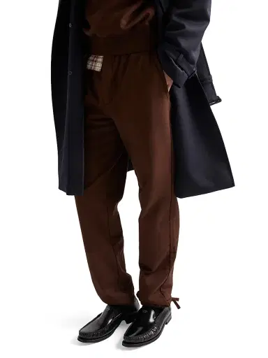 Prada Men's Cotton Pants - Brown | Thumbnail 3 Prada Men's Cotton Pants - Brown | Thumbnail 3