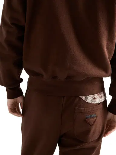 Prada Men's Cotton Pants - Brown | Thumbnail 5 Prada Men's Cotton Pants - Brown | Thumbnail 5