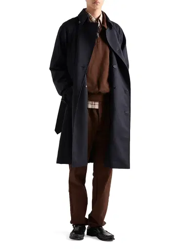Prada Men's Cotton Pants - Brown | Thumbnail 7 Prada Men's Cotton Pants - Brown | Thumbnail 7
