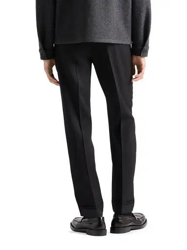 Prada Men's Wool Pants - Black - Size 36 | Thumbnail 4 Prada Men's Wool Pants - Black - Size 36 | Thumbnail 4