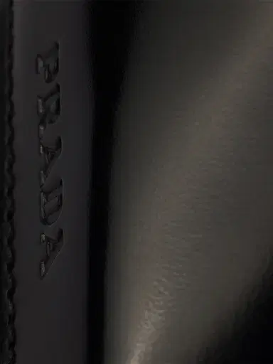 Prada Men's Brushed Leather Loafers - Black | Thumbnail 5 Prada Men's Brushed Leather Loafers - Black | Thumbnail 5