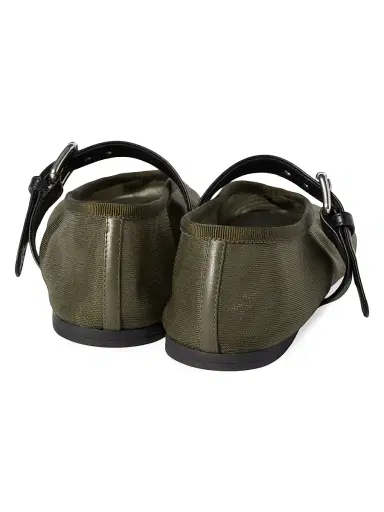 Miu Miu Women's Mesh Fabric Ballerinas | Thumbnail 2 Miu Miu Women's Mesh Fabric Ballerinas | Thumbnail 2