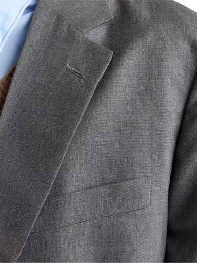 Prada Men's Single-Breasted Silk Suit - Grey - Size 40 | Thumbnail 6 Prada Men's Single-Breasted Silk Suit - Grey - Size 40 | Thumbnail 6