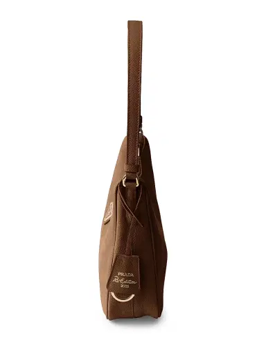 Prada Women's Re-edition 2005 Nubuck And Saffiano Leather Mini-bag - Brown | Thumbnail 6 Prada Women's Re-edition 2005 Nubuck And Saffiano Leather Mini-bag - Brown | Thumbnail 6