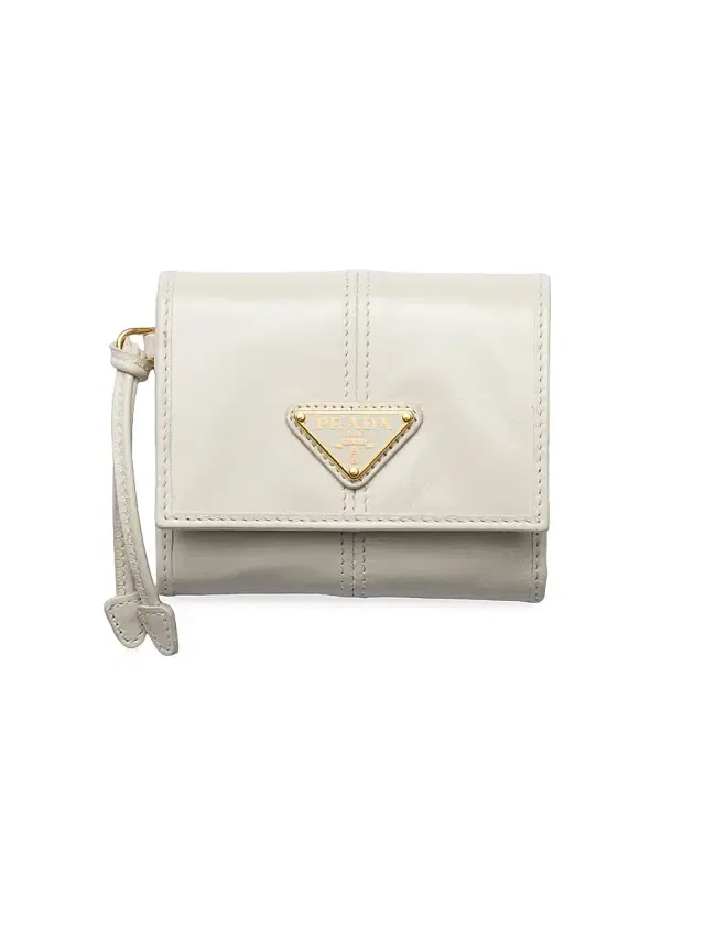 Women's Leather Wallet - White Women's Leather Wallet - White