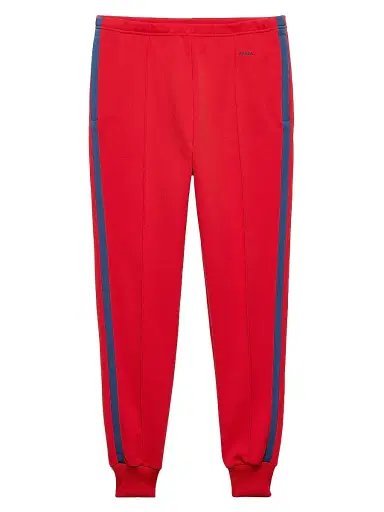 Prada Men's Technical Fabric Pants - Red | Thumbnail 1 Prada Men's Technical Fabric Pants - Red | Thumbnail 1