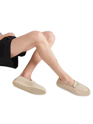 Prada Men's Suede Loafers - Beige Khaki - Size 10.5 | Thumbnail 2 Prada Men's Suede Loafers - Beige Khaki - Size 10.5 | Thumbnail 2