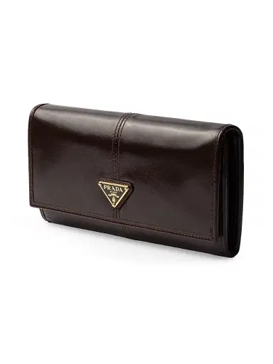 Prada Women's Leather Wallet - Brown | Thumbnail 2 Prada Women's Leather Wallet - Brown | Thumbnail 2