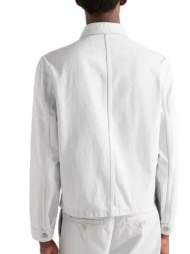 Prada Men's Denim Blouson Jacket - Grey - Size Large | Thumbnail 3 Prada Men's Denim Blouson Jacket - Grey - Size Large | Thumbnail 3