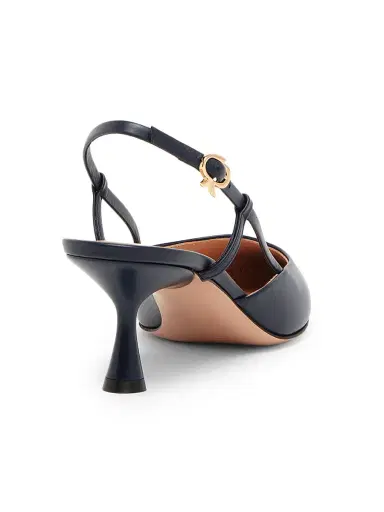 Gianvito Rossi Women's Ascent 55MM Leather Slingback Pumps - Denim | Thumbnail 3 Gianvito Rossi Women's Ascent 55MM Leather Slingback Pumps - Denim | Thumbnail 3