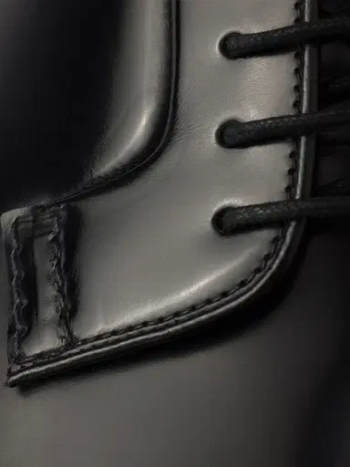 Prada Men's Brushed Leather Lace-Up Shoes | Thumbnail 5 Prada Men's Brushed Leather Lace-Up Shoes | Thumbnail 5