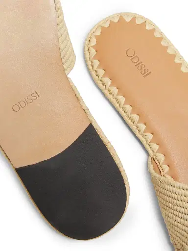 Odissì Women's Lipa Bow-Detailed Woven Sandals - Natural - Size 8 | Thumbnail 6 Odissì Women's Lipa Bow-Detailed Woven Sandals - Natural - Size 8 | Thumbnail 6