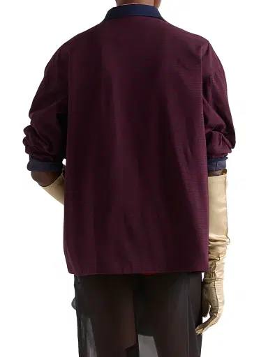Prada Women's Pique Blouson Jacket - Dark Red - Size 2 | Thumbnail 3 Prada Women's Pique Blouson Jacket - Dark Red - Size 2 | Thumbnail 3