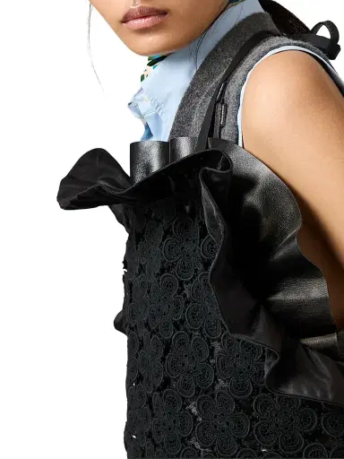 Miu Miu Women's Macramé Pinafore Top | Thumbnail 4 Miu Miu Women's Macramé Pinafore Top | Thumbnail 4