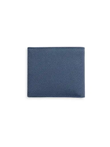Prada Men's Saffiano Leather Wallet - Cyan Blue | Thumbnail 3 Prada Men's Saffiano Leather Wallet - Cyan Blue | Thumbnail 3