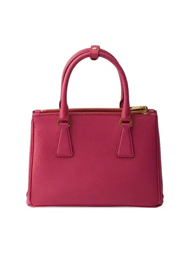 Prada Women's Small Galleria Saffiano Leather Top Handle Bag - Dark Pink | Thumbnail 3 Prada Women's Small Galleria Saffiano Leather Top Handle Bag - Dark Pink | Thumbnail 3