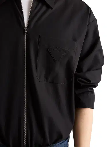 Prada Men's Cotton Shirt - Black - Size XXXL | Thumbnail 5 Prada Men's Cotton Shirt - Black - Size XXXL | Thumbnail 5