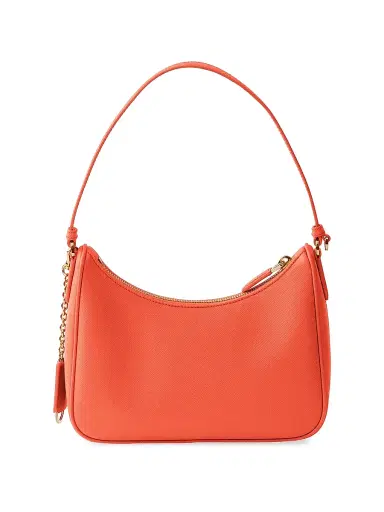 Prada Women's Re-Edition 2005 Saffiano Leather Shoulder Bag - Orange | Thumbnail 3 Prada Women's Re-Edition 2005 Saffiano Leather Shoulder Bag - Orange | Thumbnail 3