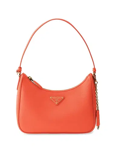 Prada Women's Re-Edition 2005 Saffiano Leather Shoulder Bag - Orange | Thumbnail 1 Prada Women's Re-Edition 2005 Saffiano Leather Shoulder Bag - Orange | Thumbnail 1