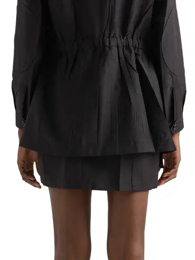 Prada Women's Kid Mohair Miniskirt - Dark Grey - Size 4 | Thumbnail 3 Prada Women's Kid Mohair Miniskirt - Dark Grey - Size 4 | Thumbnail 3