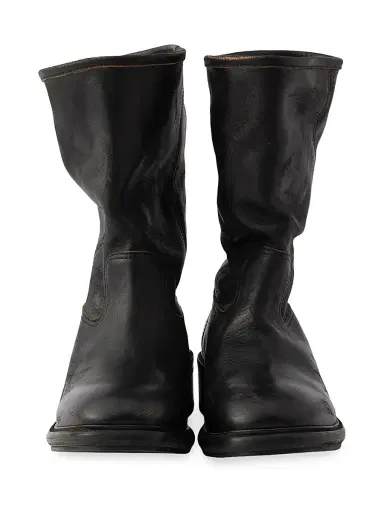 Prada Women's Vintage-Effect Leather Boots - Black | Thumbnail 4 Prada Women's Vintage-Effect Leather Boots - Black | Thumbnail 4