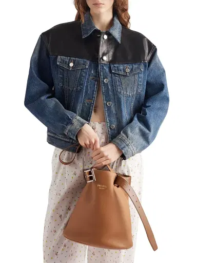Prada Women's Denim Jacket - Blue | Thumbnail 2 Prada Women's Denim Jacket - Blue | Thumbnail 2