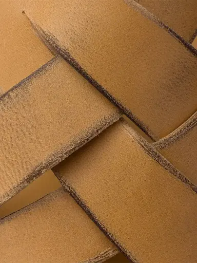 Prada Women's Antiqued Leather Sandals - Beige Khaki | Thumbnail 5 Prada Women's Antiqued Leather Sandals - Beige Khaki | Thumbnail 5
