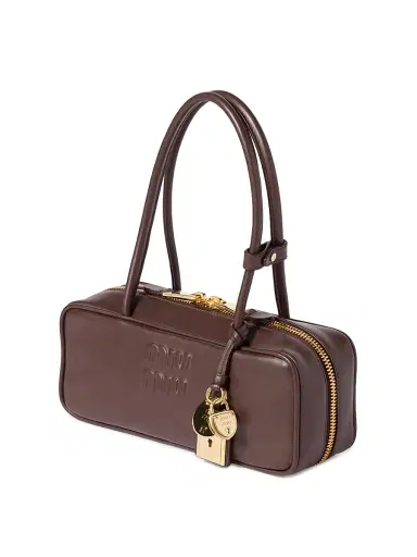 Miu Miu Women's Beau Leather Shoulder Bag | Thumbnail 4 Miu Miu Women's Beau Leather Shoulder Bag | Thumbnail 4