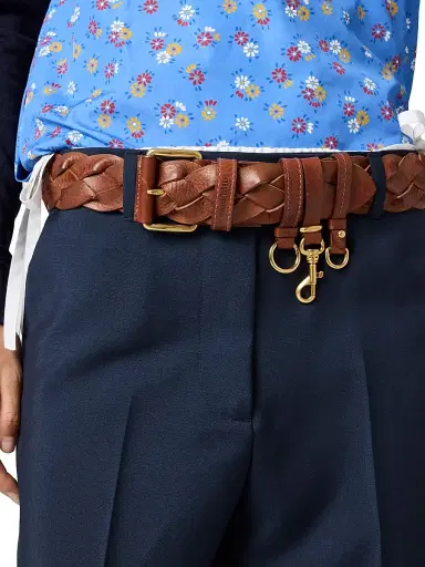 Miu Miu Women's Leather Belt - Dark Brown - Size 32 | Thumbnail 2 Miu Miu Women's Leather Belt - Dark Brown - Size 32 | Thumbnail 2