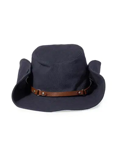 Miu Miu Women's Drill Cowboy Hat - Grey - Size Small | Thumbnail 2 Miu Miu Women's Drill Cowboy Hat - Grey - Size Small | Thumbnail 2