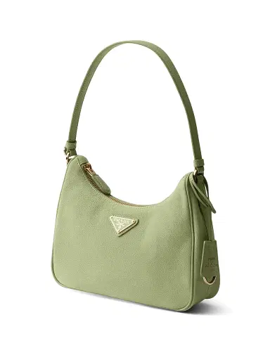 Prada Women's Re-Edition 2005 Nubuck and Saffiano Leather Shoulder Bag | Thumbnail 2 Prada Women's Re-Edition 2005 Nubuck and Saffiano Leather Shoulder Bag | Thumbnail 2